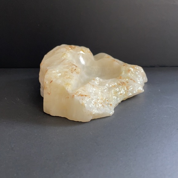 Stone Ashtray Trinket Ring Holder Decorative Barware - Picture 3 of 11